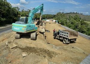 Infraestructura. El Instituto Nacional de Vías, Invías, está culminando las obras de recuperación de la calzada en el km 89 de la vía Loboguerrero a Lago Calima.  Se invirtieron más de $7000 millones en este sector.