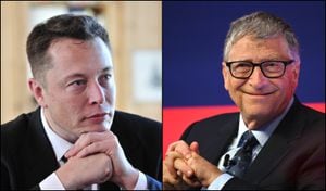 Elon Musk y Bill Gates.