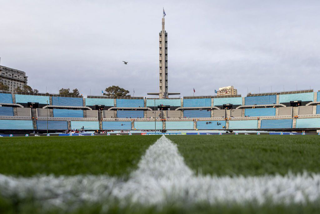 MONTEVIDEO, URUGUAY - SEPTEMBER 08: General view inside the Centenario Stadium prior to a FIFA World Cup 2026 Qualifier match between Uruguay and Chile on September 08, 2023 in Montevideo, Uruguay. (Photo by Ernesto Ryan/Getty Images)