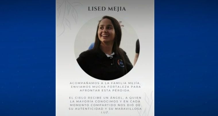 La víctima mortal es una joven de 23 años, identificada como Lised Mejía.