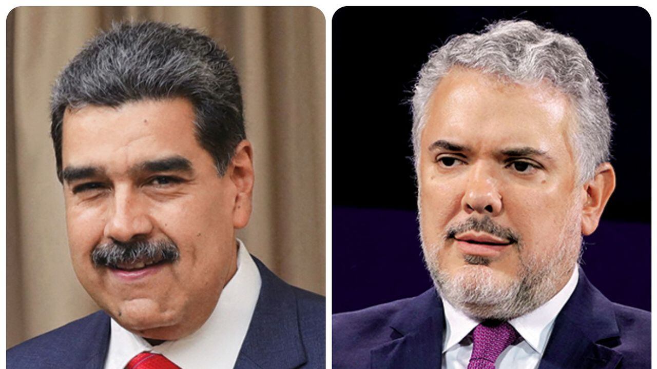 Iván Duque y Nicolás Maduro
