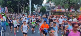 Más de 10.000 deportistas participaron de la Media Maratón de Cali 2023.