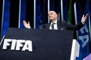 Gianni Infantino, presidente de la Fifa.