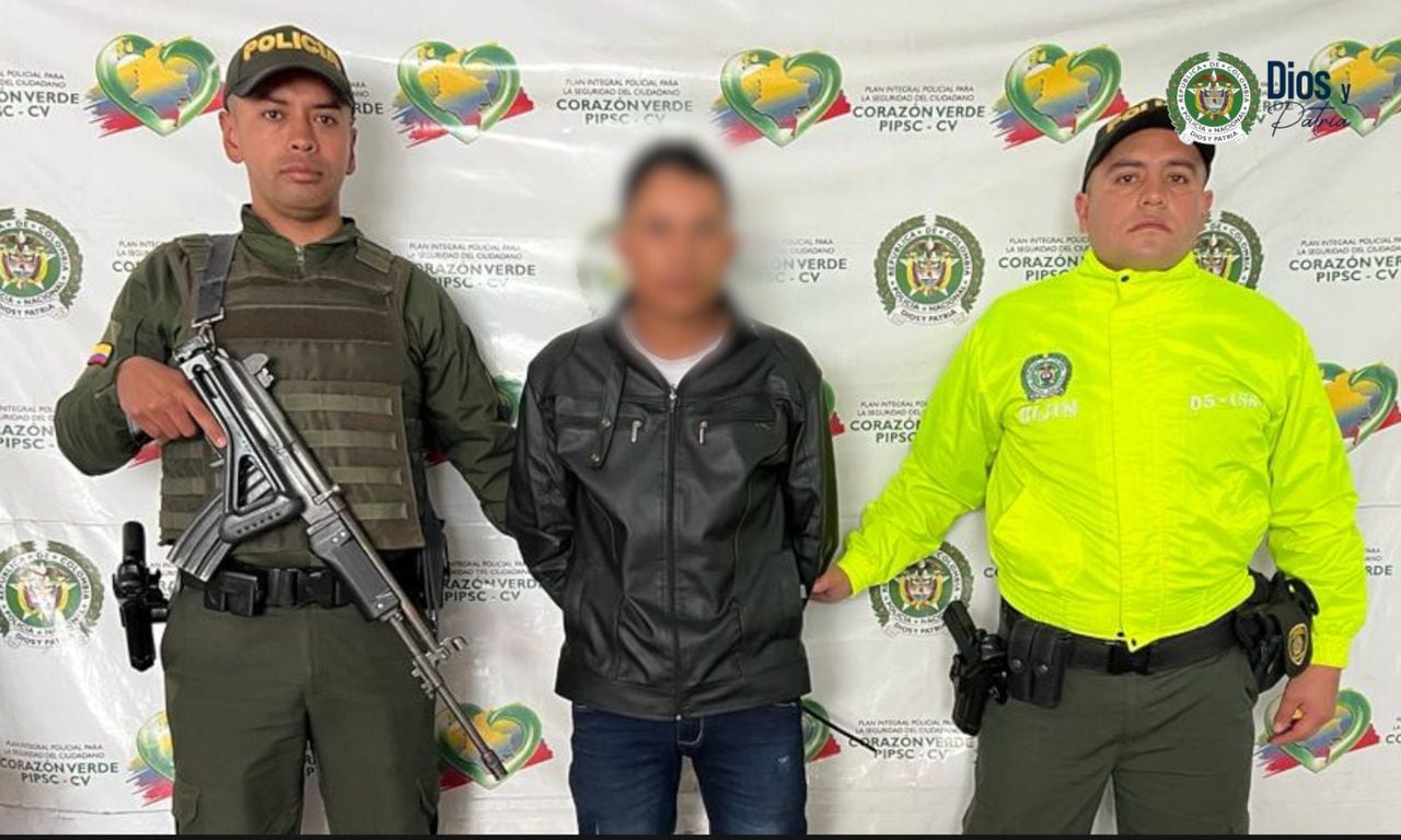 Luis Alejandro Cuevas Gómez fue capturado en vía pública del municipio de Chita, Boyacá, quien presuntamente asesinó a un firmante de paz en Arauca en el 2018.