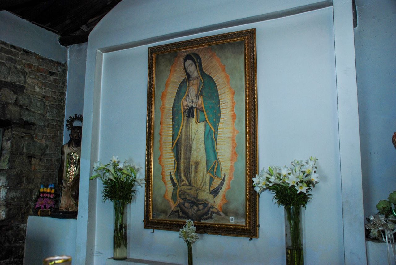 La Virgen de Guadalupe tiene una gran importancia en ciertos lugares de Colombia.