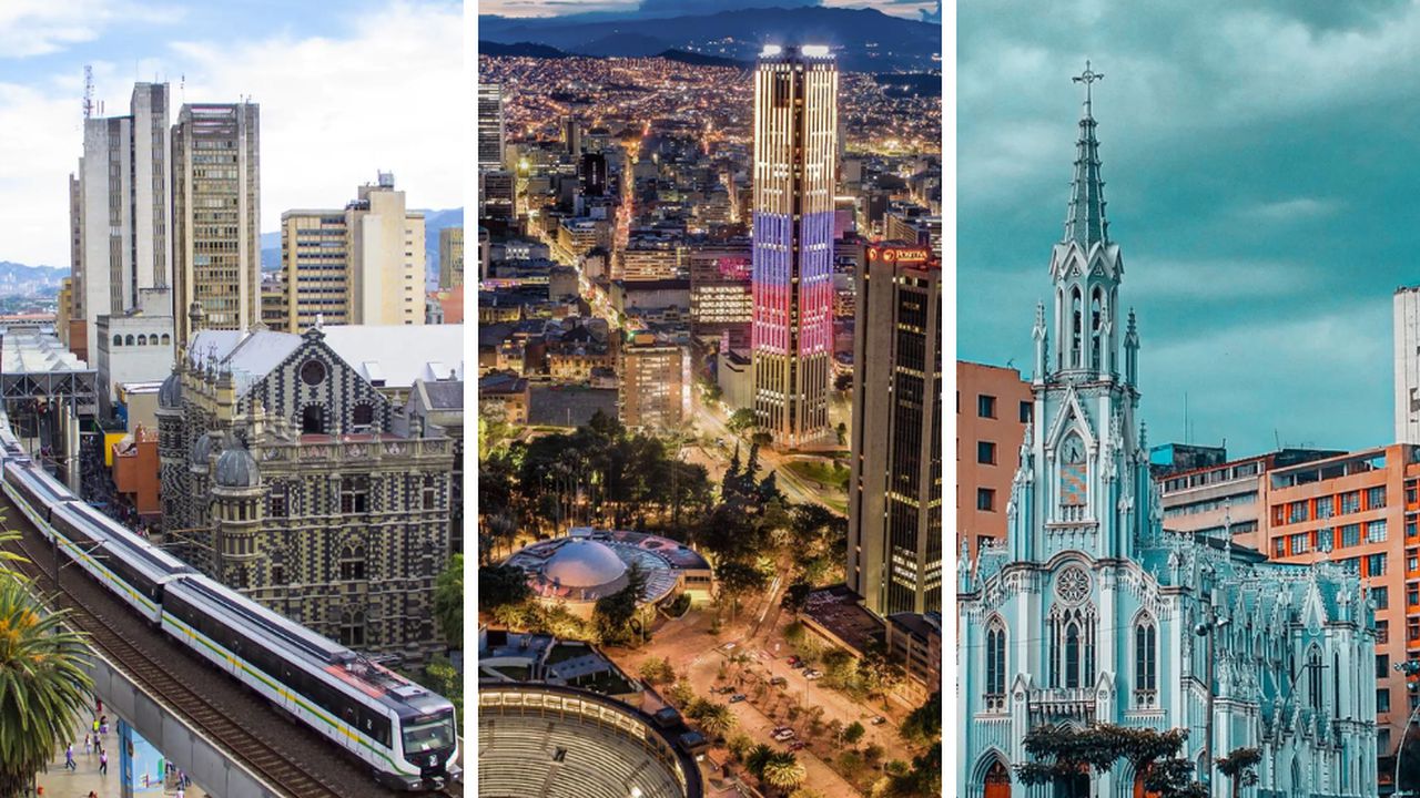 Bogotá, Medellín y Cali, son las tres ciudades principales de Colombia y se destacan por su valor cultural, histórico y económico.