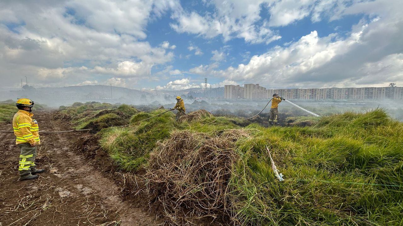 Los incendios forestales que provienen del municipio de Soacha, han afectado la calidad del aire de la ciudad.
