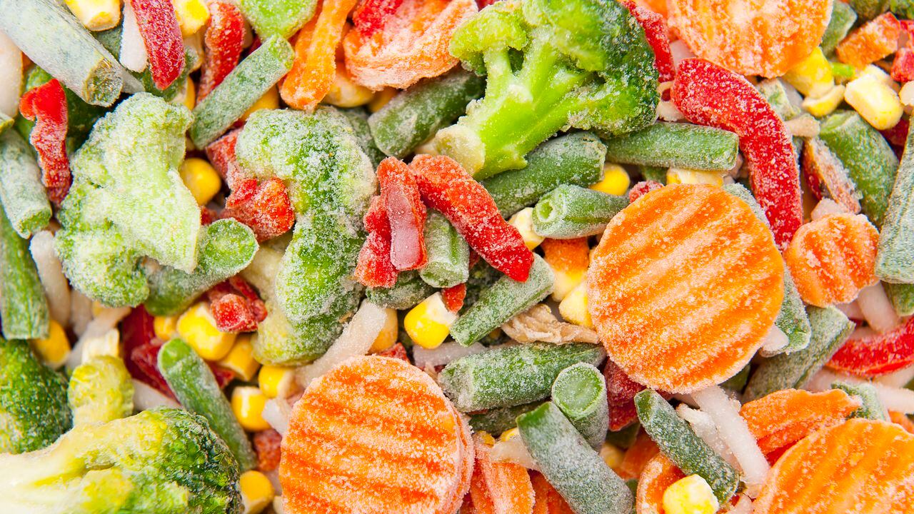 Las verduras congeladas suelen conservar sus nutrientes.