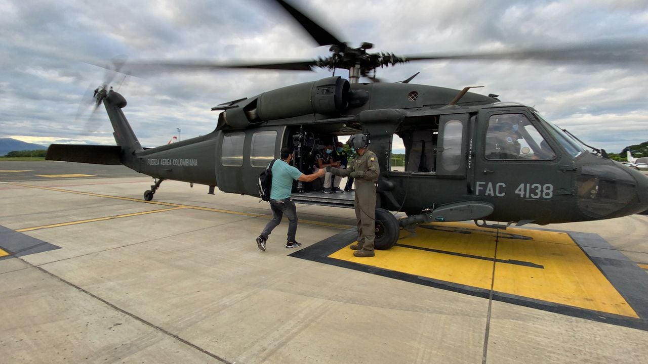 El helicóptero se unió a la flota de la Fuerza Aérea Colombiana. Foto de referencia: FAC.