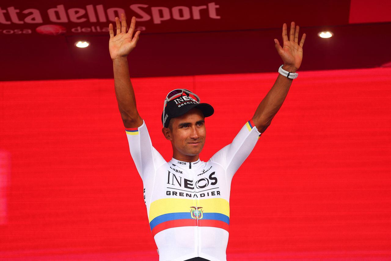 Jhonatan Narvaez es el primer líder del Giro de Italia 2024.