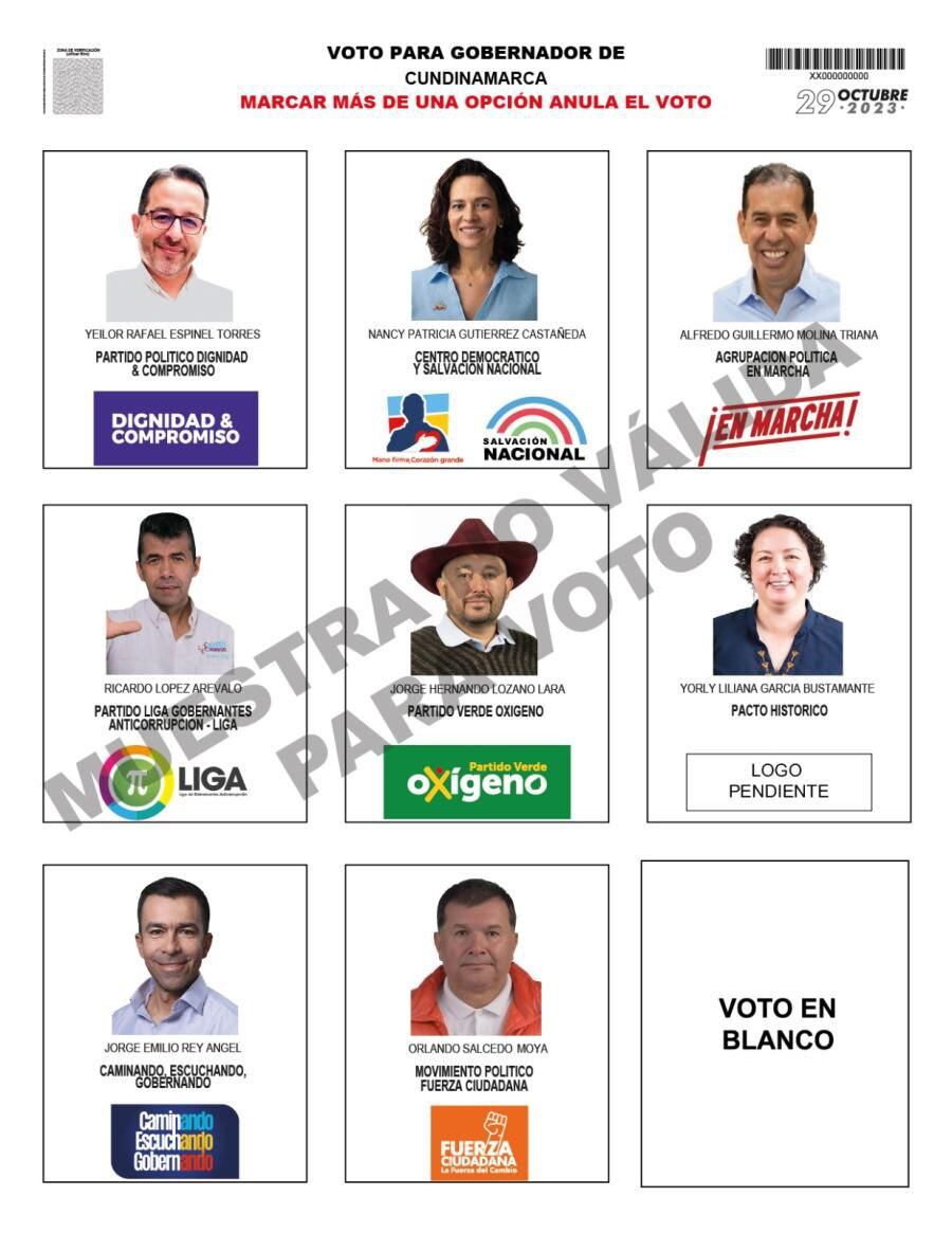 Asegure que su voto cuente: aprenda cómo llenar de forma adecuada el tarjetón electoral para las elecciones en Cundinamarca.