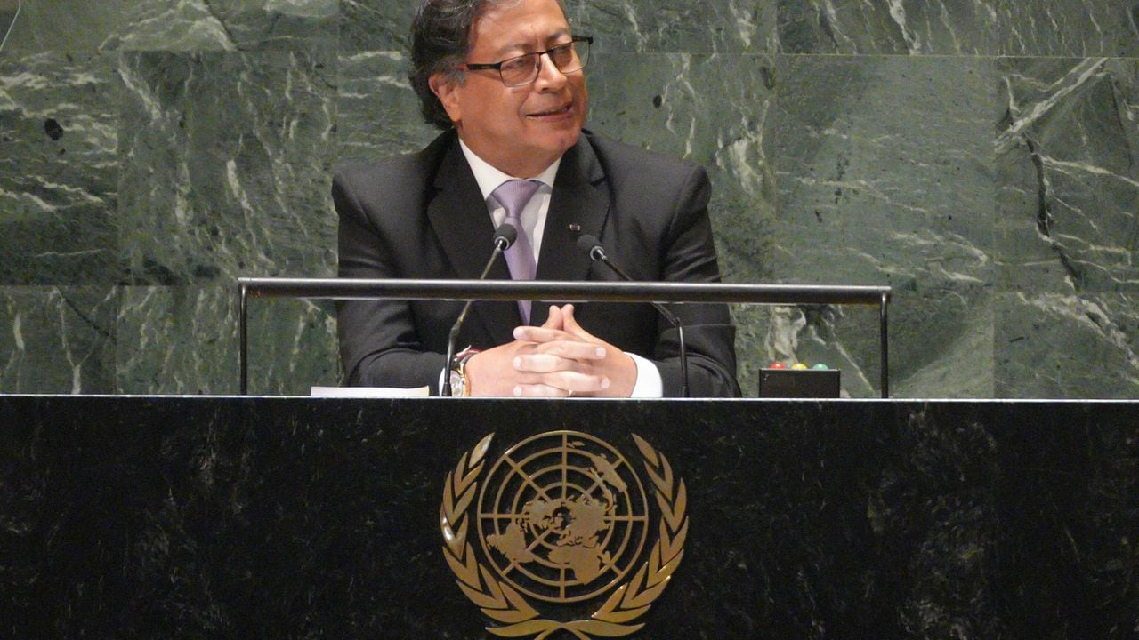 Gustavo Petro en la Asamblea General de la ONU. FOTO: Cortesía Presidencia