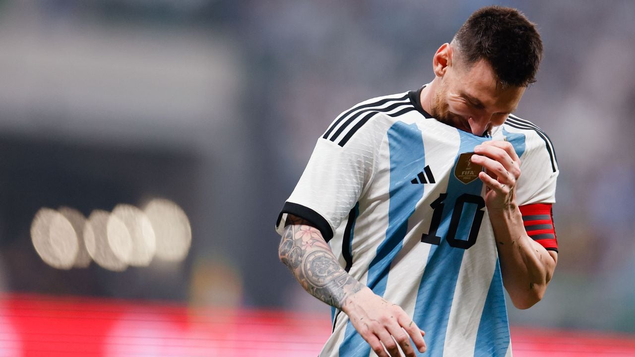 Messi con la Selección Argentina