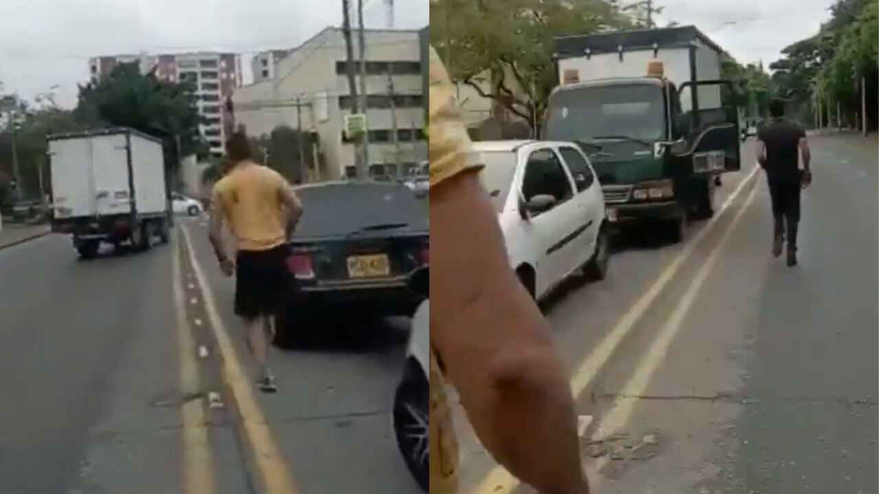 Según se conoció, el conductor del camión huyó luego de la fuerte pelea. Foto: Tomado de redes sociales (API)