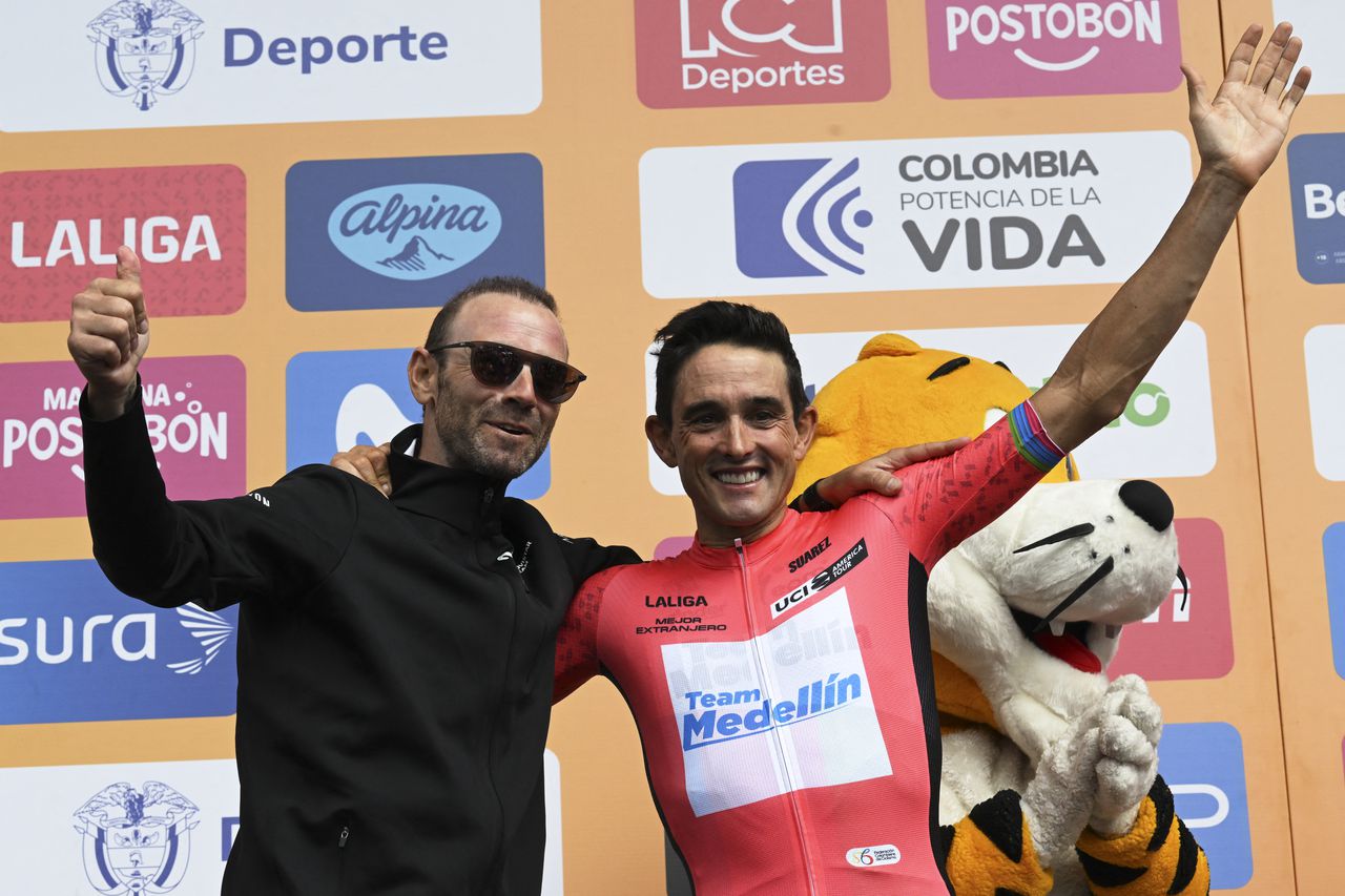 Óscar Sevilla pedalista español del Team Medellín