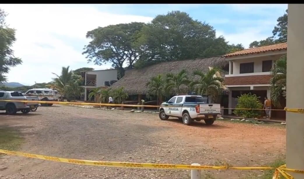 En este restaurante fueron asesinados los dos policías en La Zulia, Norte de Santander.