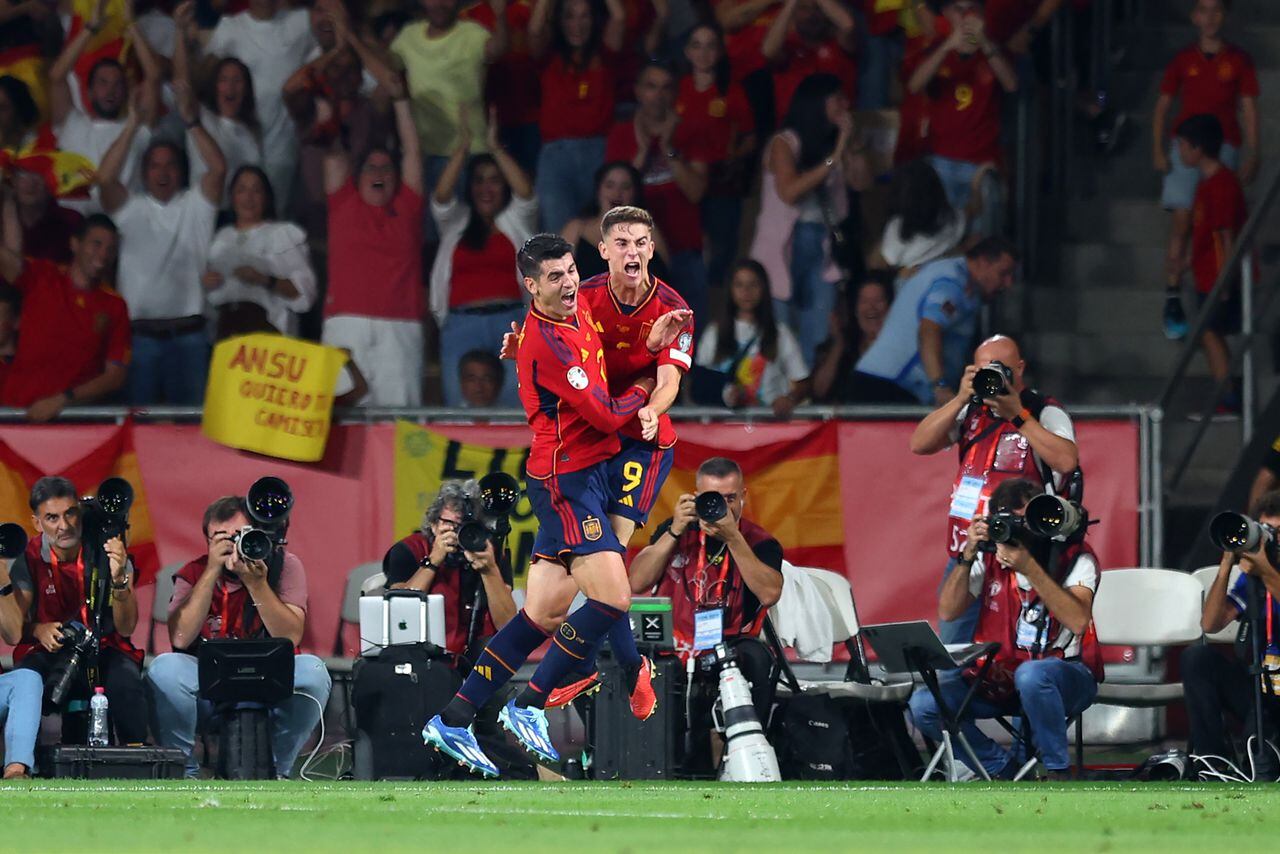 La selección de España es segunda en su grupo.