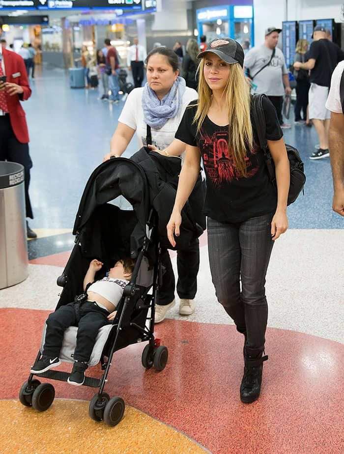 Shakira y la niñera de sus hijos, Lili Melgar
