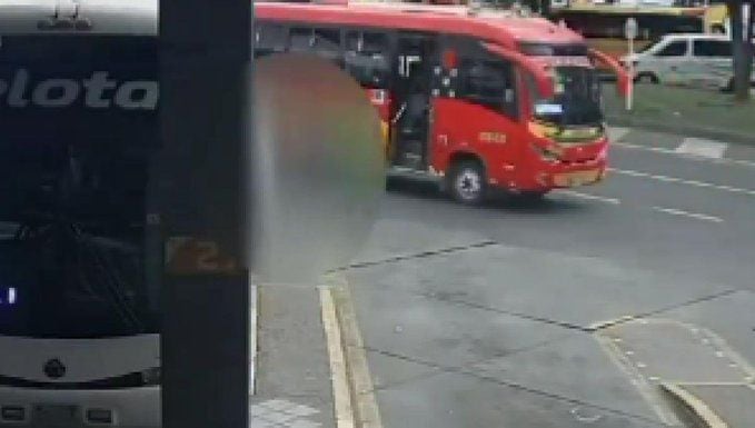 Accidente en Terminal Salitre en Bogotá
