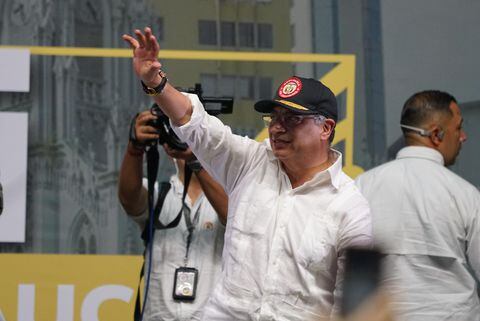 Presidente Gustavo Petro en el Encuentro con los barrios populares en el Coliseo del Pueblo en Cali