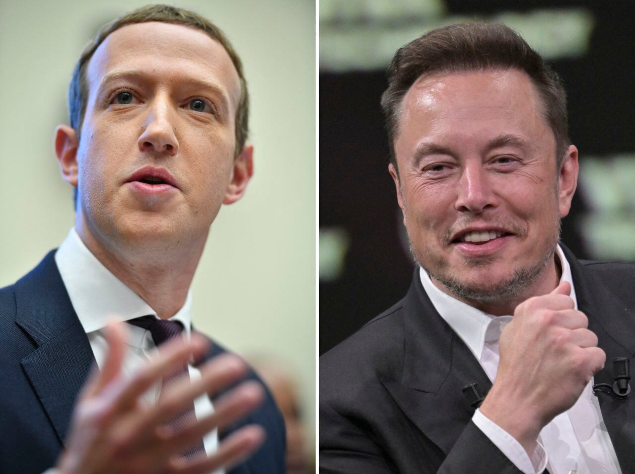 Mark Zuckerberg y Elon Musk pactaron una pelea a través de redes sociales; habrá que esperar a ver si se da el combate.