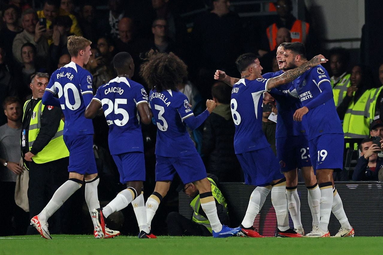 Mykhailo Mudryk marcó su primer gol para el Chelsea por Premier League en la victoria ante el Fulham
