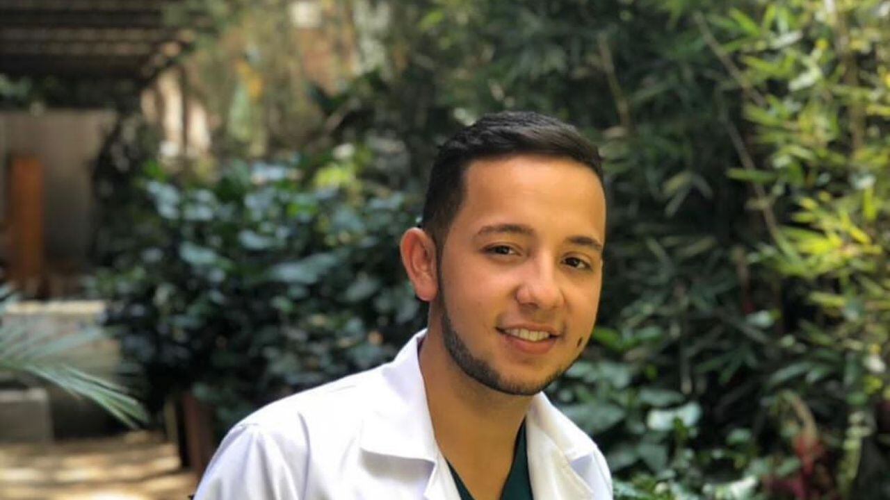 Luis David Cely Mora, estudiante de medicina.