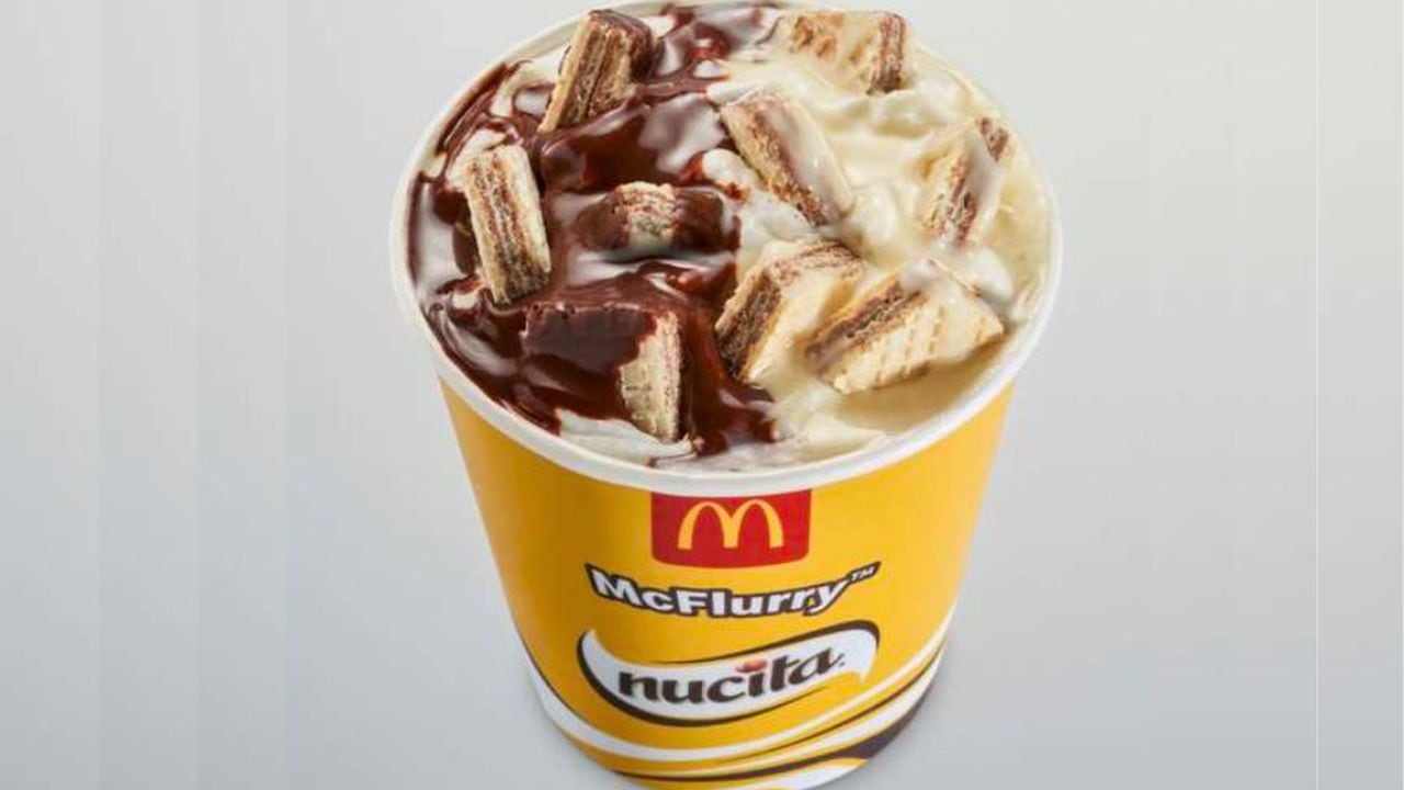 El McFlurry Nucita estará disponible desde este 20 de julio en todos los establecimientos de McDonald’s.