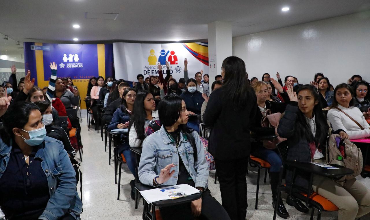 Sena Jornada Nacional de Empleo y Emprendimiento para las Mujeres
Desempleo 
Mujer
Incertidumbre
Bogota Marzo 8 del 2023
Foto Guillermo Torres Reina / Semana