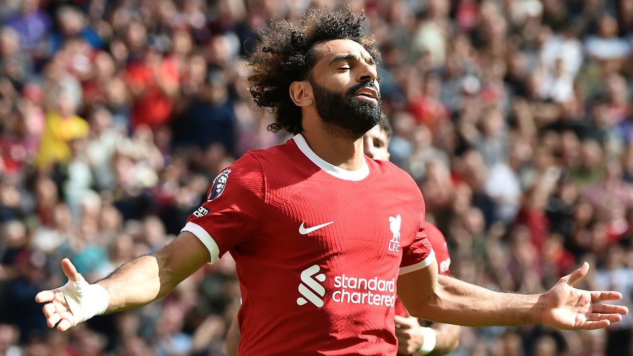 Mohamed Salah, jugador del Liverpool que ha estado envuelto en rumores sobre un posible fichaje a Arabia Saudita