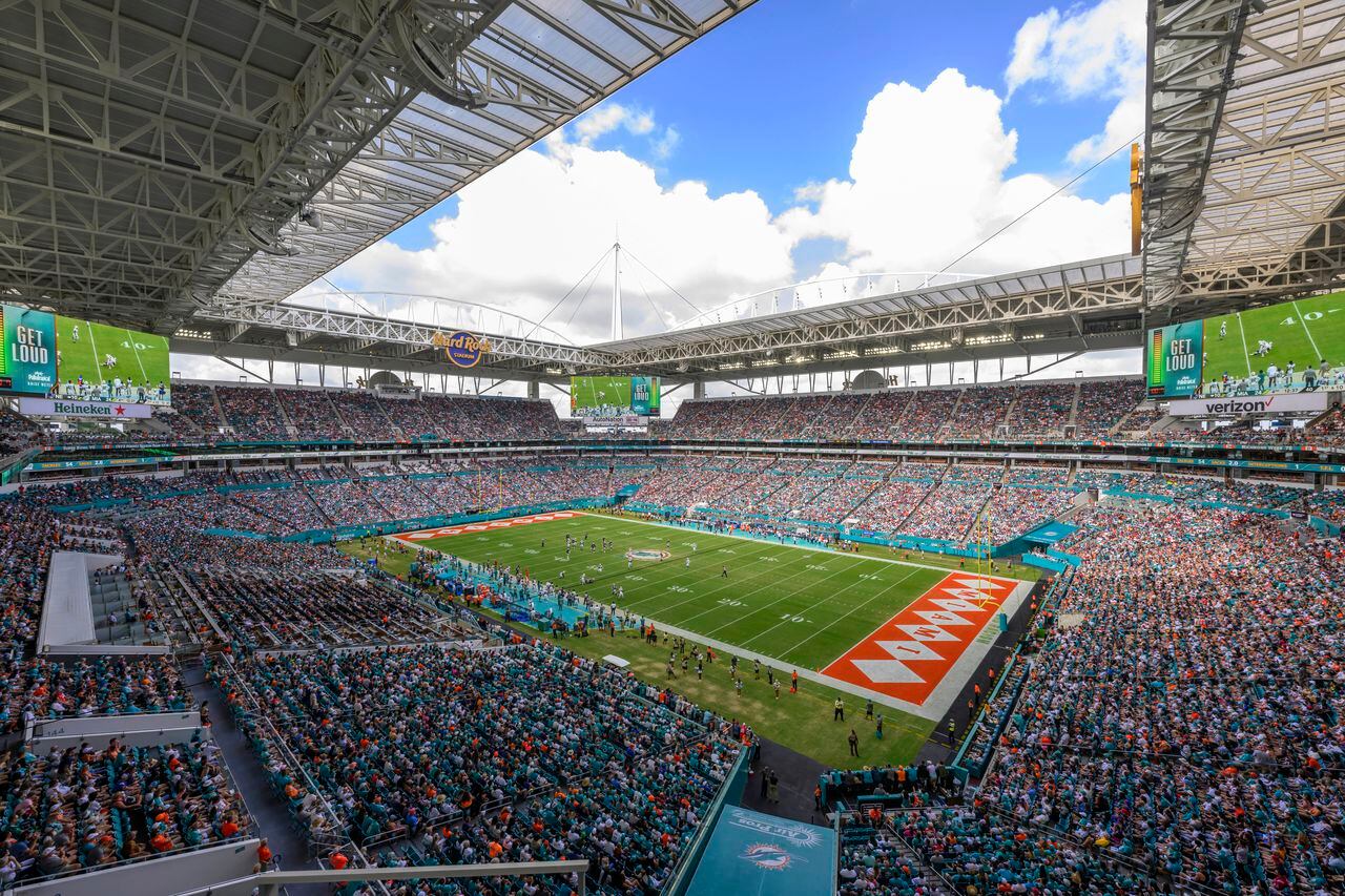 Hard Rock Stadium (Miami), uno de los estadios sedes del Mundial del 2026.