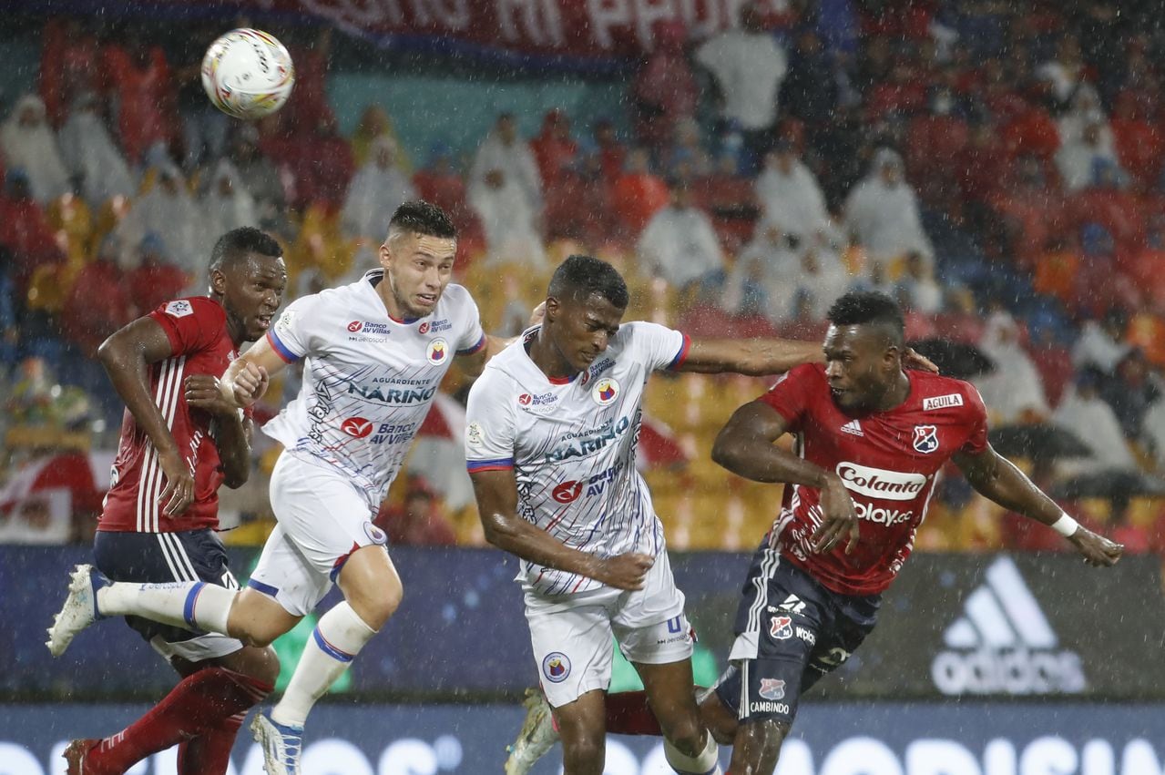Imagen del juego entre Independiente Medellín y Deportivo Pasto, por la Liga colombiana.