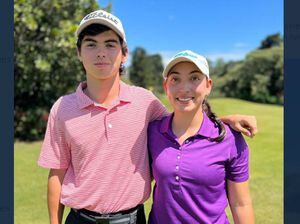 Catalina Monroy y Mateo Payán ganaron en el Club Campestre de Cali el selectivo para el Suramericano de Golf.