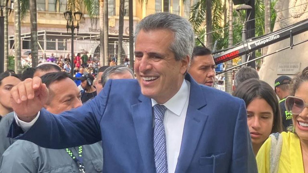 Luis Fernando Velasco, ministro del Interior, en Cali.