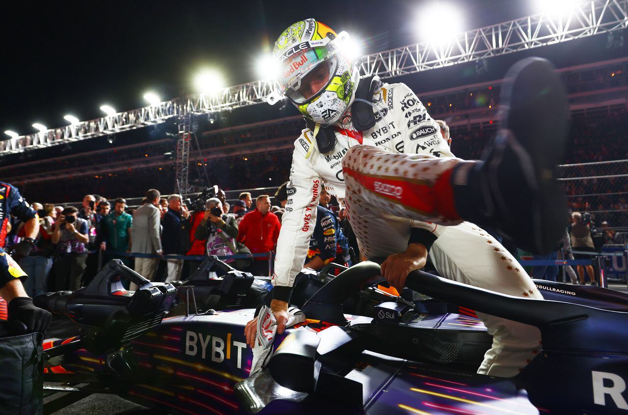 Max Verstappen, gran vencedor en Las Vegas.