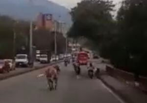 El accidente se registró en la autopista Norte, en Medellín.
