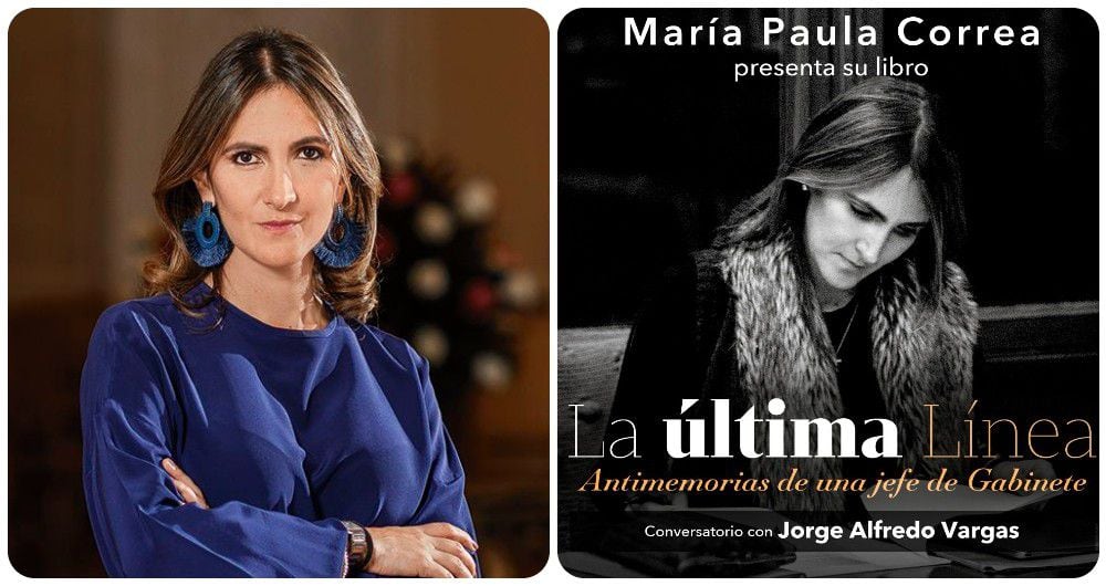 María Paula Correa lanza su libro. La próxima semana estará a la venta en librerías del país.
