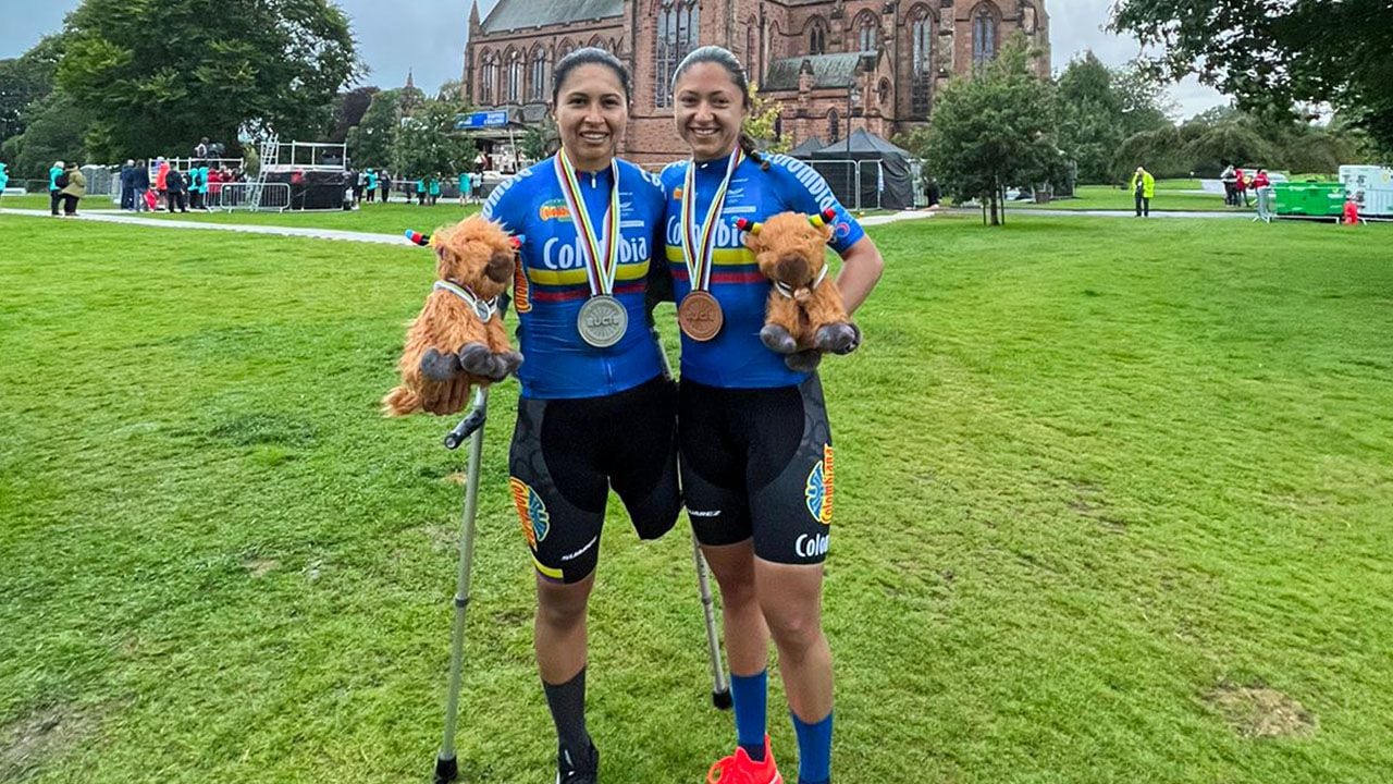 Carolina Munévar y Paula Ossa ganaron medalla de playa y bronce, respectivamente, en el Mundial de Ciclismo.