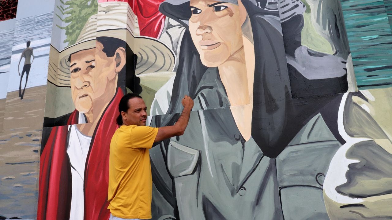 Mural del cine caleño en San Antonio