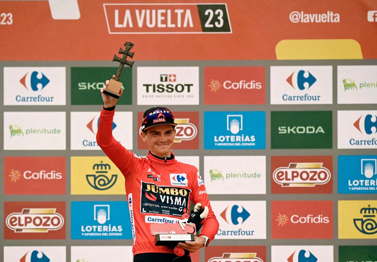 El corredor del Jumbo Vista, Sep Kuss, es el líder de La Vuelta a España 2023, tras la novena etapa.