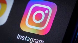 The Instagram photo sharing application is seen on an iPhone 11 Pro Max in this illustration photo in Warsaw, Poland on April 4, 2020. (Photo Illustration by Jaap Arriens/NurPhoto via Getty Images)