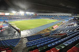 Así se ve el Estadio Pascual Guerrero sin público para el clásico entre el América y el Deportivo Cali.
