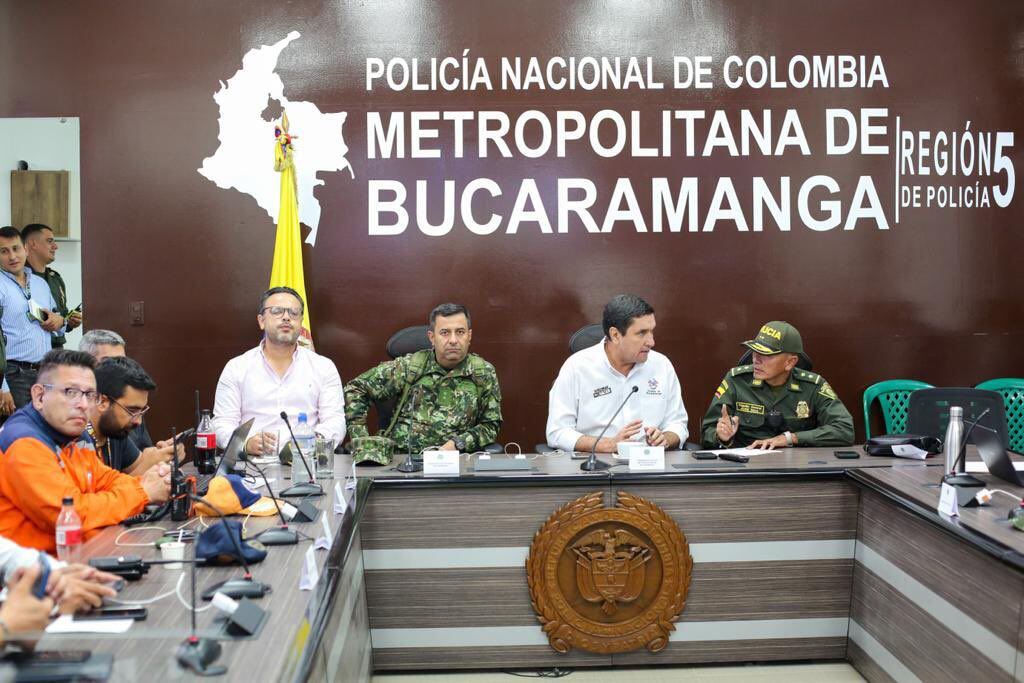 En Bucaramanga se instaló un Puesto de Mando Unificado tras los hechos de delincuencia que se registraron en la ciudad.