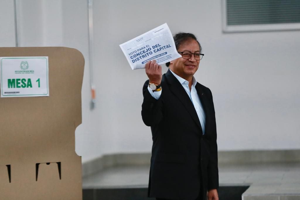 Votación Presidente Gustavo Petro en Bogotá