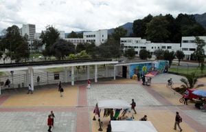 Vista de la Universidad Nacional de Colombia.