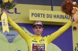 Wout Van Aert, ciclista belga.