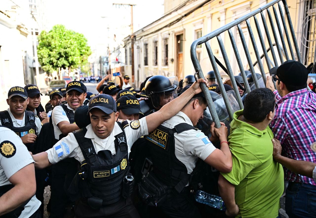 Disturbios Guatemala