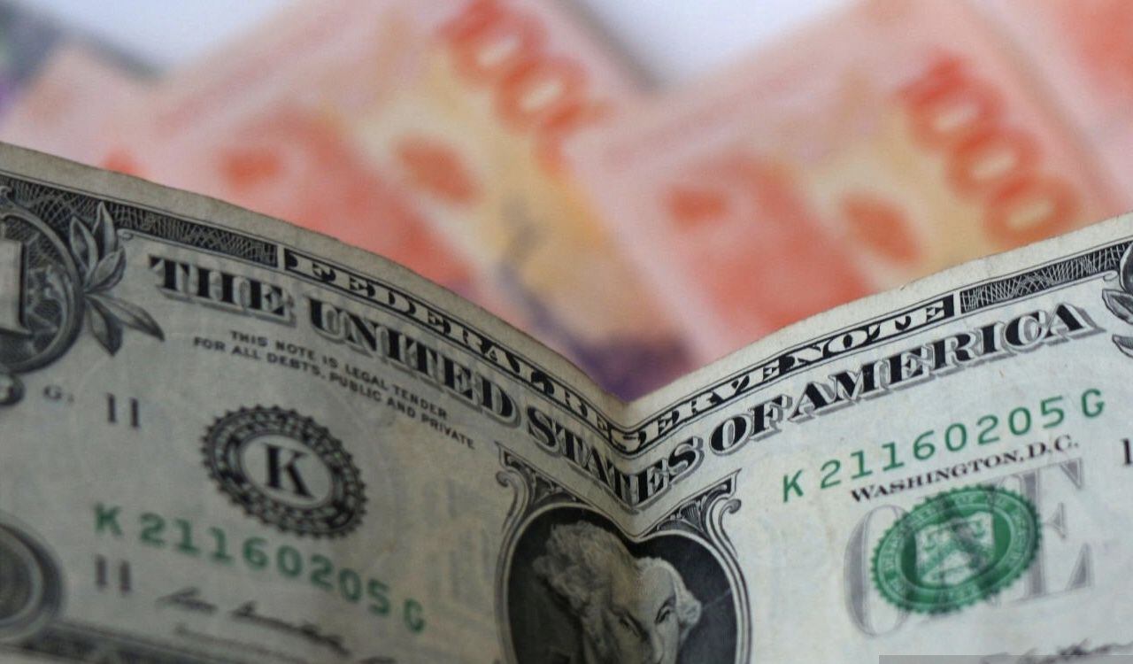 Un dólar blue se está cotizando casi en 500 pesos argentinos