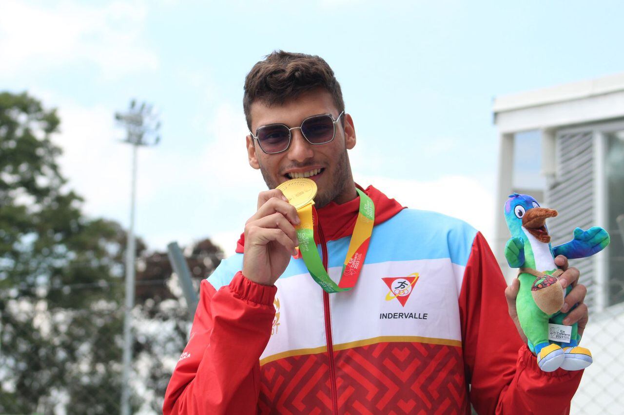Juan Esteban García, deportista vallecaucano en los Juegos Paranacionales 2023.