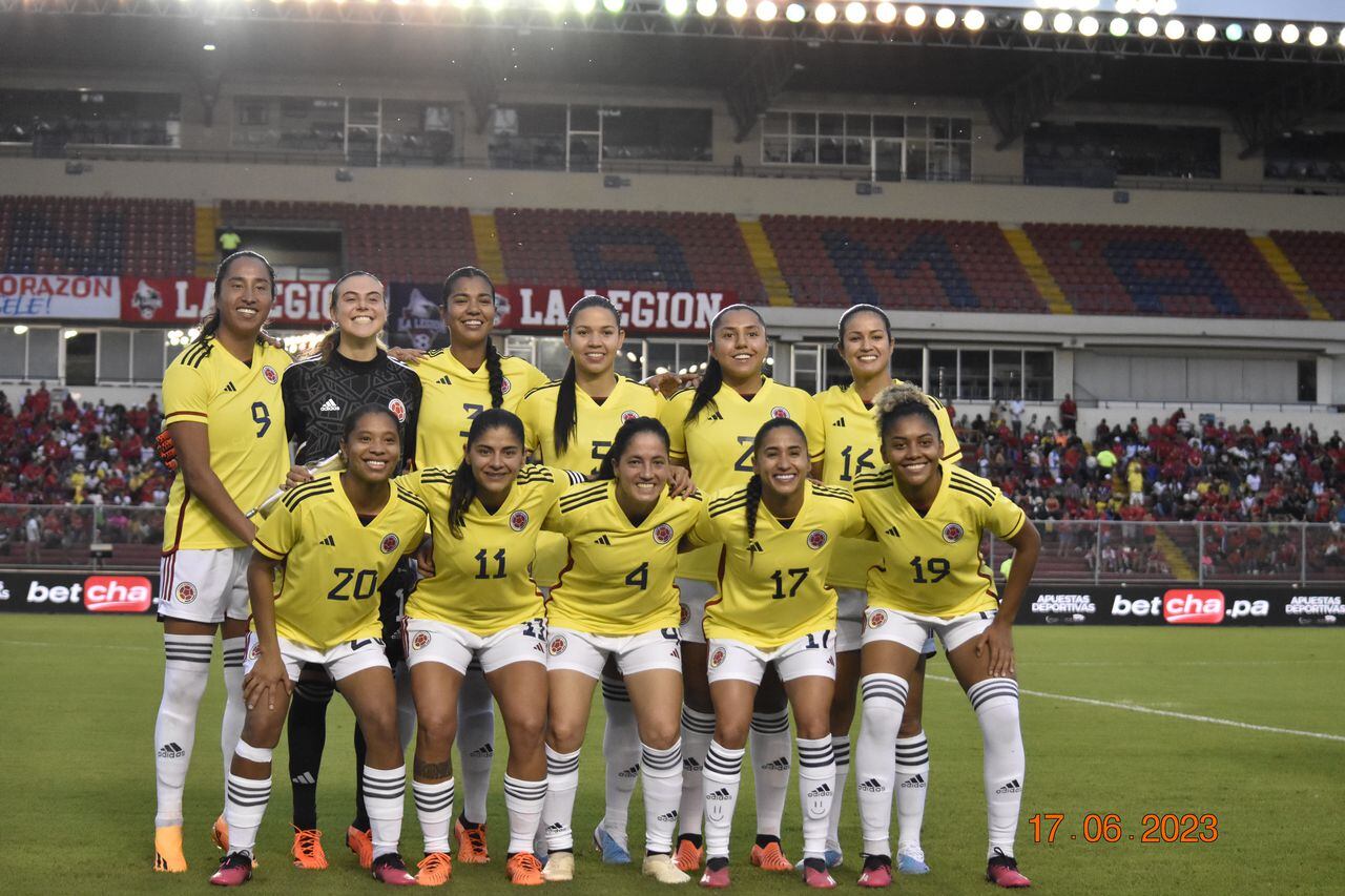 Imagen del partido amistoso entre Panamá y Colombia en Ciudad de Panamá.